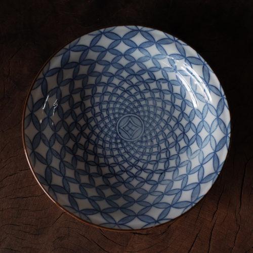 日本染付 陶瓷盤
