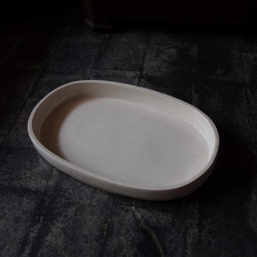 古白瓷 水仙盤