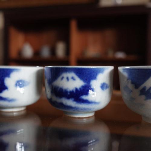 古陶瓷 富士山杯