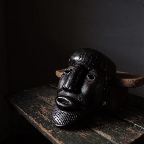 非洲 木頭面具