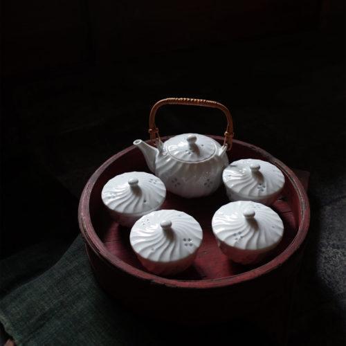 日本 米粒茶具組