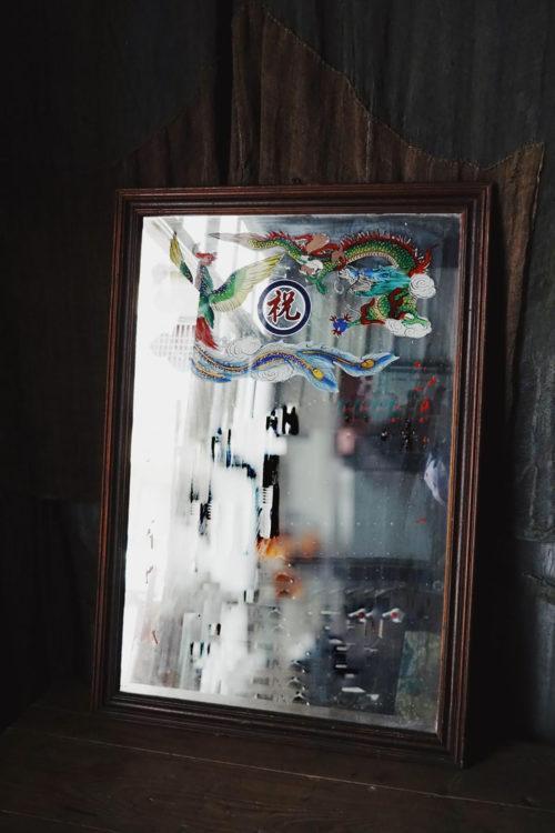 台灣早期玻璃畫鏡