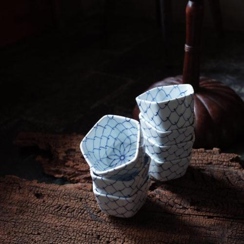 日本染付陶瓷小碗
