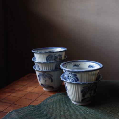 日本染付陶瓷碗