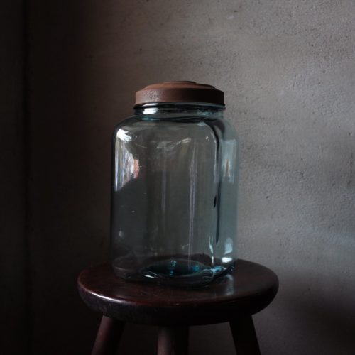 日本早期海苔玻璃罐