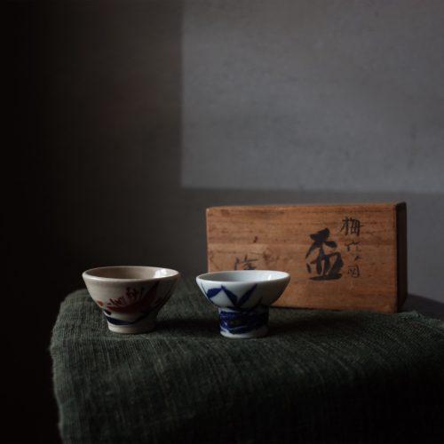 日本 梅竹陶瓷杯