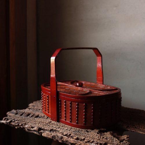 日本漆器編織盒
