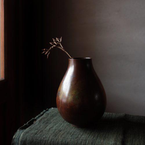 日本 銅花器