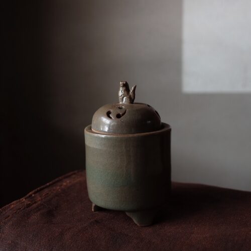 日本古陶瓷 香爐
