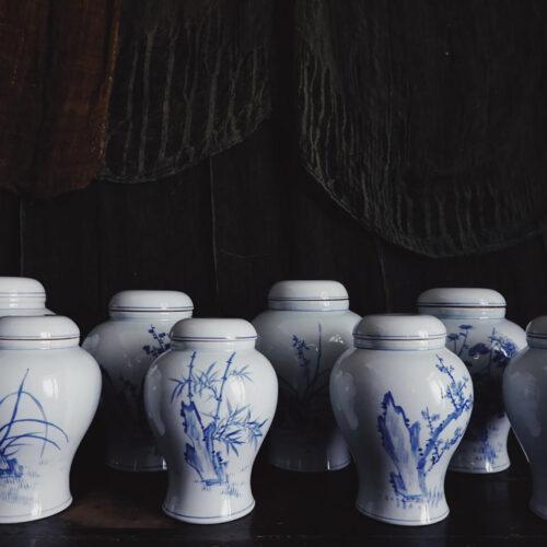 台灣早期白瓷茶罐