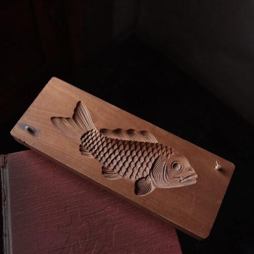 日本 鯉魚木模-K